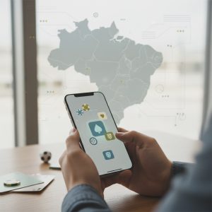 a smart device showing gambling platform